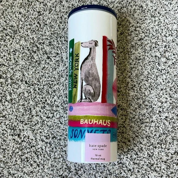 Kate Spade New York 16oz Thermal Mug New With Tags - Picture 1 of 9